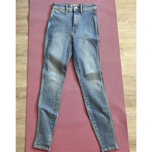 Everlane Denim - Everlane Way High Skinny Jeans 25R Light Wash‎ Denim